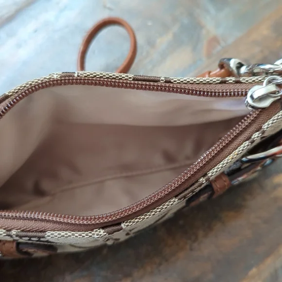 Tan Coach Wristlet - Picture 3 of 5